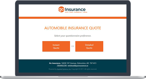 Go Insurance for instant Edmonton insurance quotes